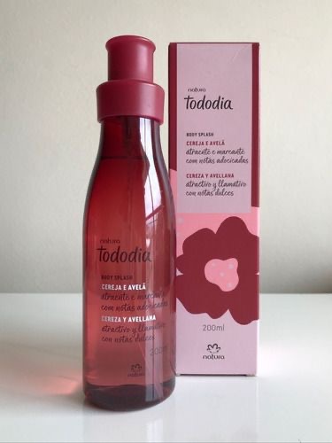 Body Splash de cereza y avellana de Natura