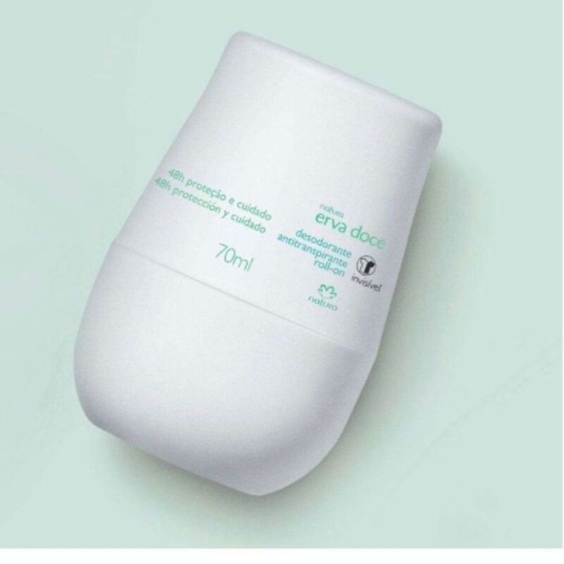 Desodorante Antitranspirante Roll-On Invisible Erva Doce de Natur