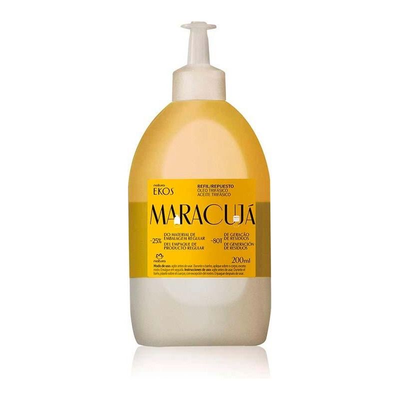 Refil del óleo trifasico de maracuya de Natura.
